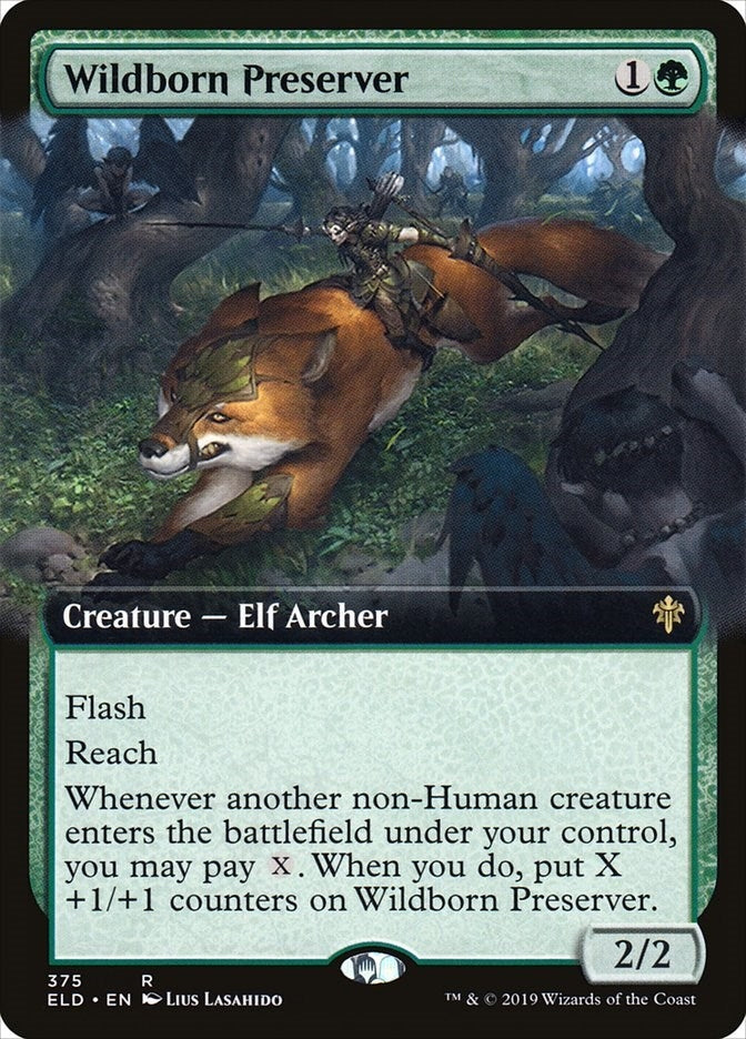 Image for Wildborn Preserver (Extended Art) (375) - Magic: The Gathering