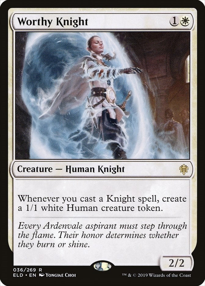 Image for Worthy Knight (36) - Magic: The Gathering