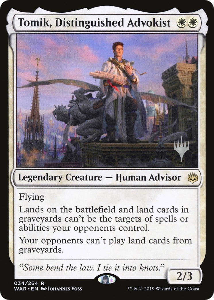 Image for Tomik, Distinguished Advokist (34) - Magic: The Gathering
