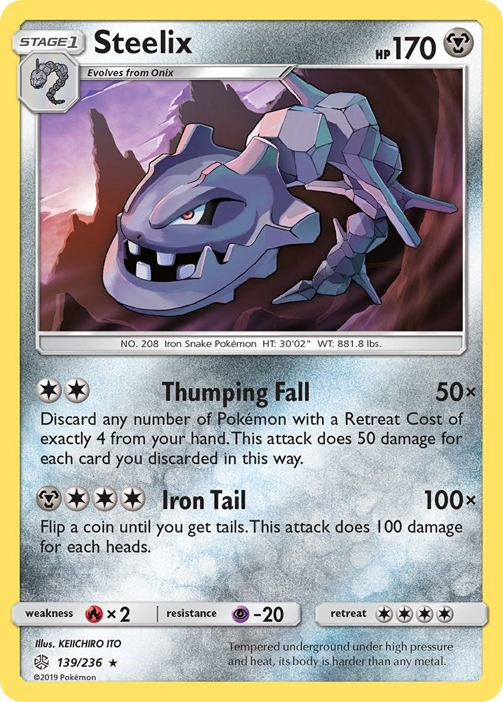 Image for Steelix (139/236) (SM - Cosmic Eclipse) - Pokemon