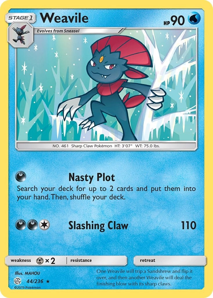 Image for Weavile (44/236) (SM - Cosmic Eclipse) - Pokemon