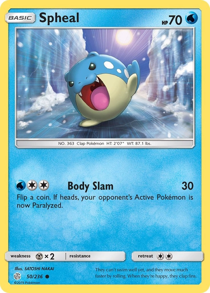 Image for Spheal (50/236) (SM - Cosmic Eclipse) - Pokemon