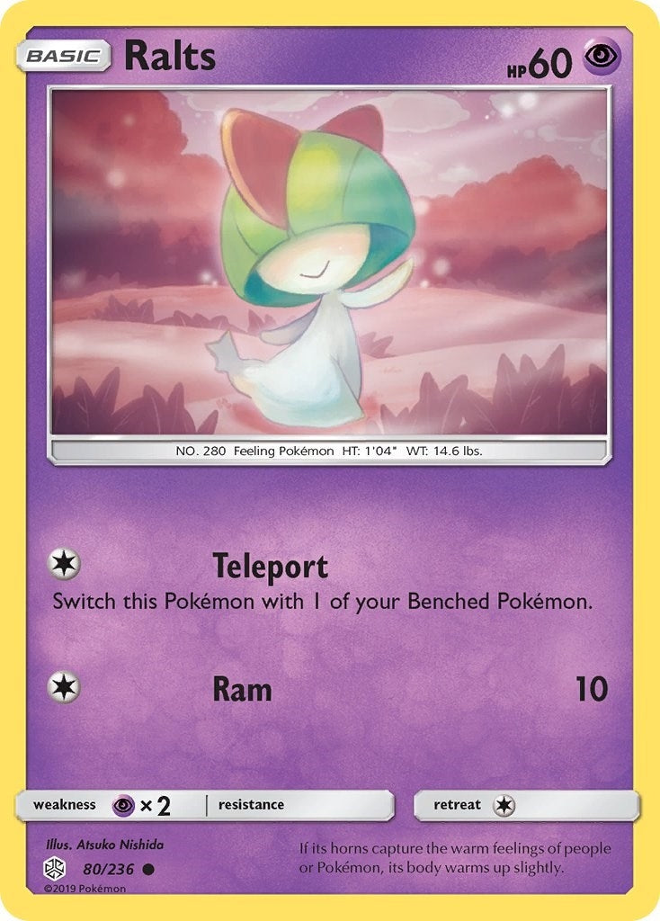 Image for Ralts (80/236) (SM - Cosmic Eclipse) - Pokemon