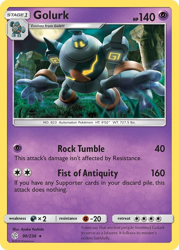 Image for Golurk (90/236) (SM - Cosmic Eclipse) - Pokemon