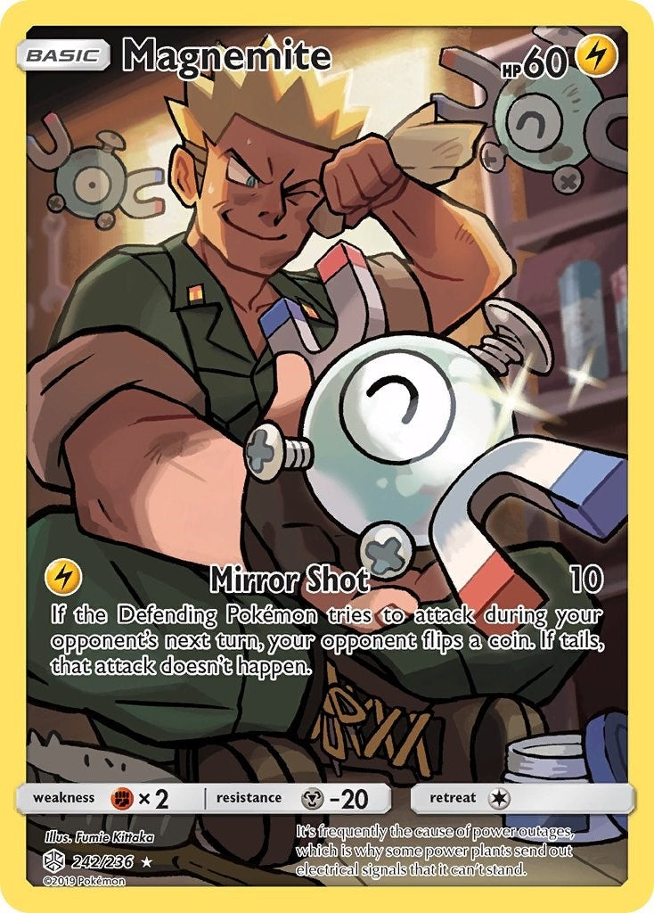 Image for Magnemite (Secret) (242/236) (SM - Cosmic Eclipse) - Pokemon