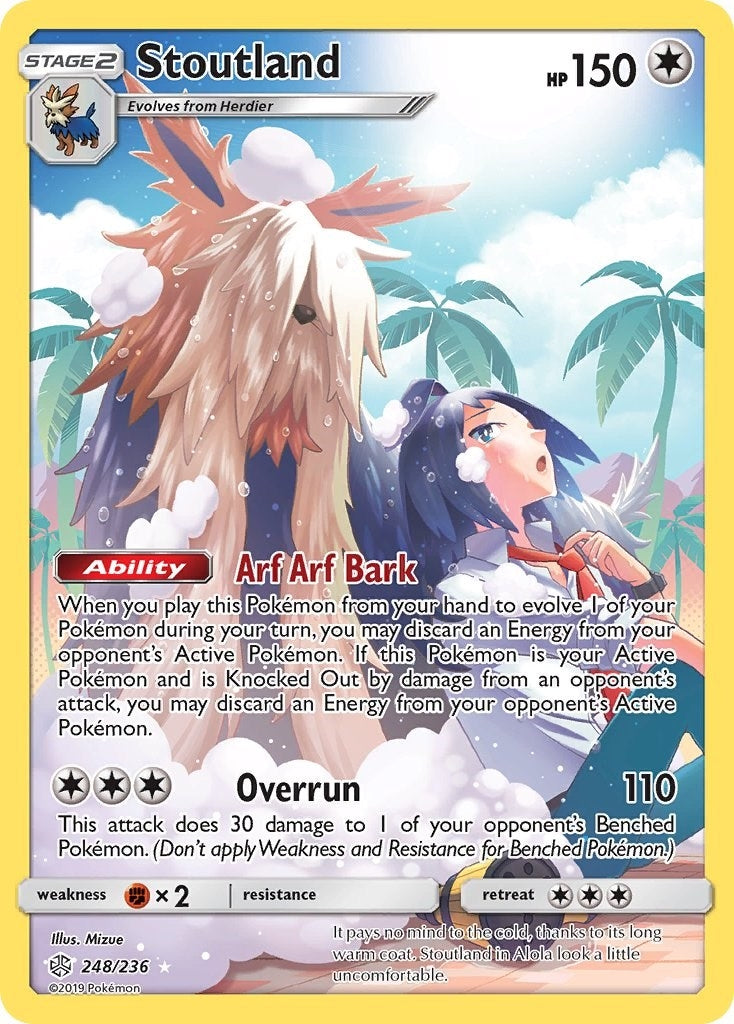 Image for Stoutland (Secret) (248/236) (SM - Cosmic Eclipse) - Pokemon