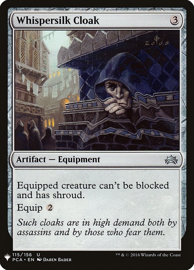 Image for Whispersilk Cloak (PCA) (115) - Magic: The Gathering