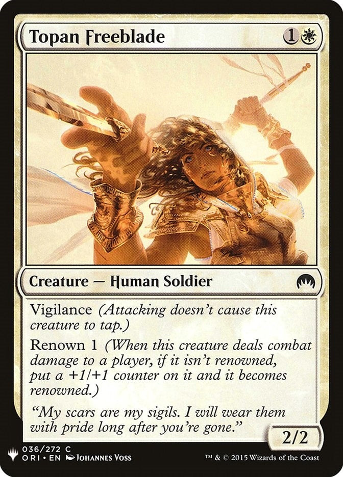 Image for Topan Freeblade (36) - Magic: The Gathering