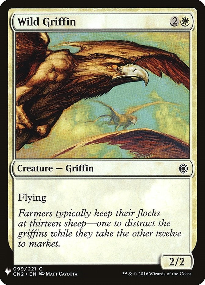Image for Wild Griffin (99) - Magic: The Gathering