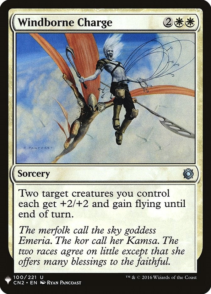 Image for Windborne Charge (100) - Magic: The Gathering