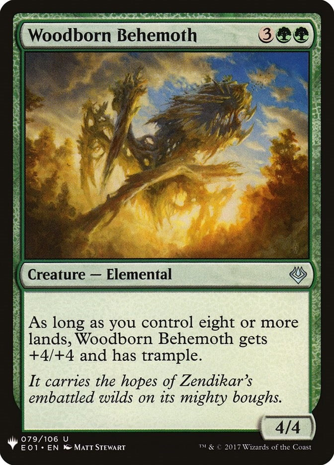 Image for Woodborn Behemoth (79) - Magic: The Gathering