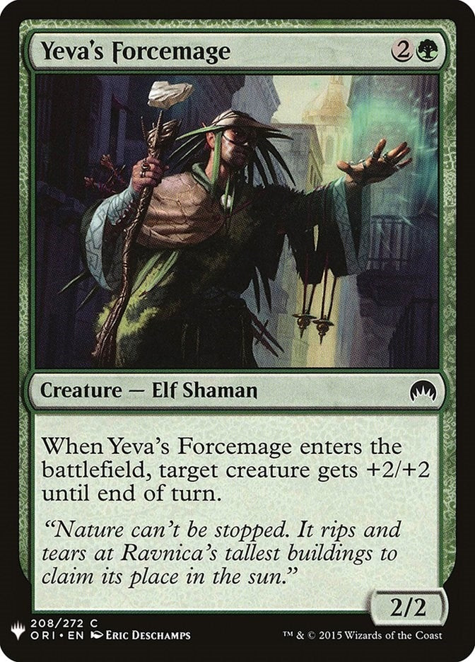 Image for Yeva's Forcemage (208) - Magic: The Gathering