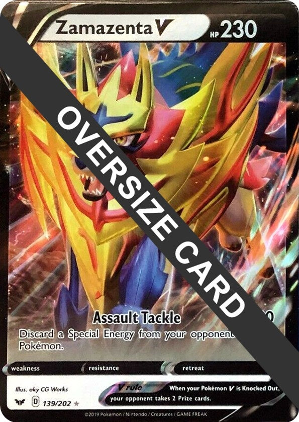 Image for Zamazenta V (139/202) (Jumbo Cards) - Pokemon