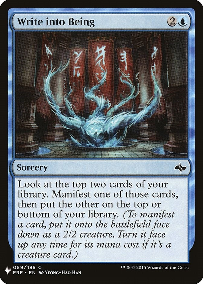 Image for Write into Being (59) - Magic: The Gathering