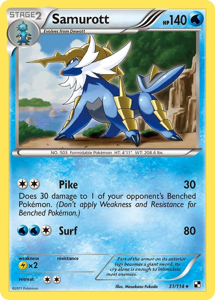 Image for Samurott (031/114) (Deck Exclusives) - Pokemon