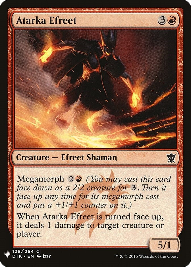 Atarka Efreet (128) (The List Reprints)