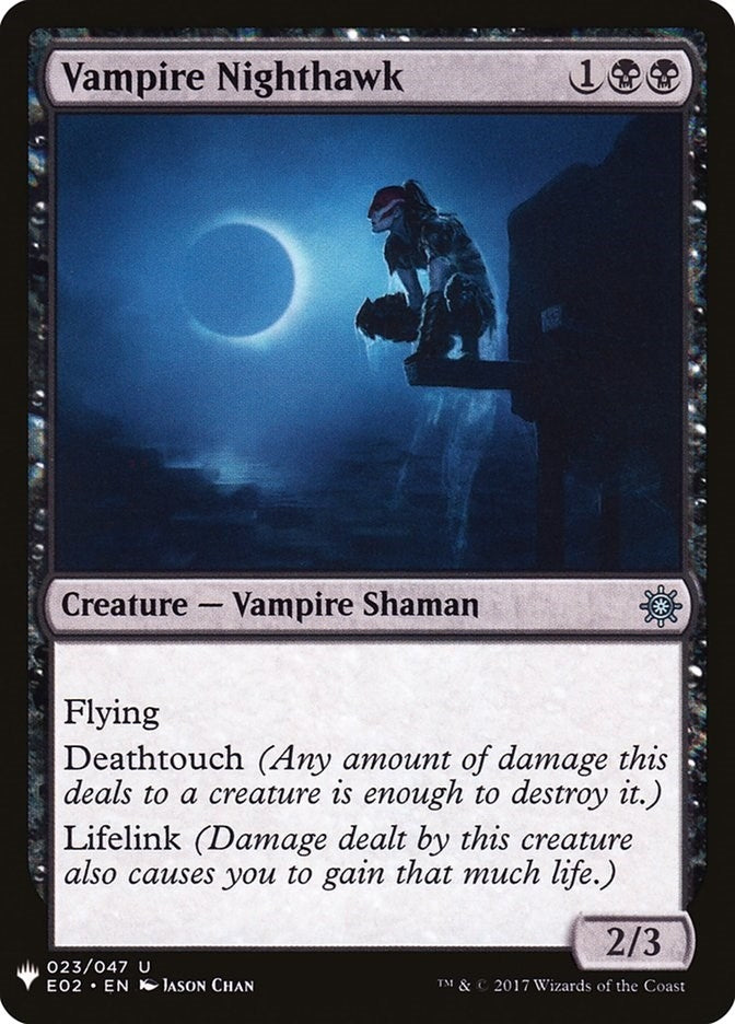 Image for Vampire Nighthawk (E02) (23) - Magic: The Gathering