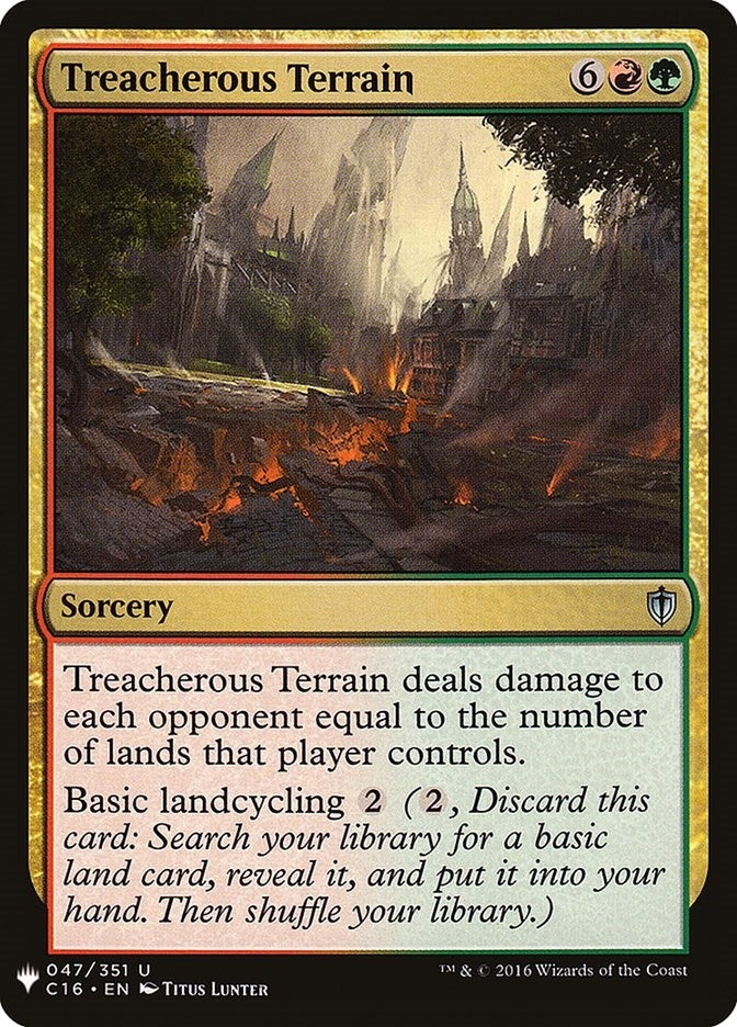 Image for Treacherous Terrain (047/351) - Magic: The Gathering