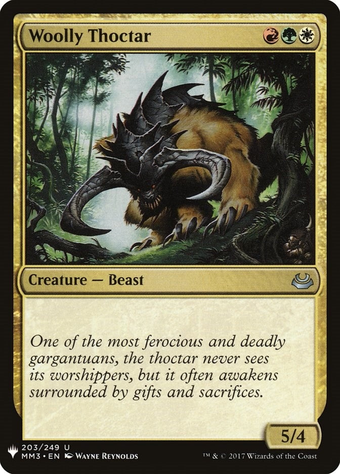 Image for Woolly Thoctar (203) - Magic: The Gathering