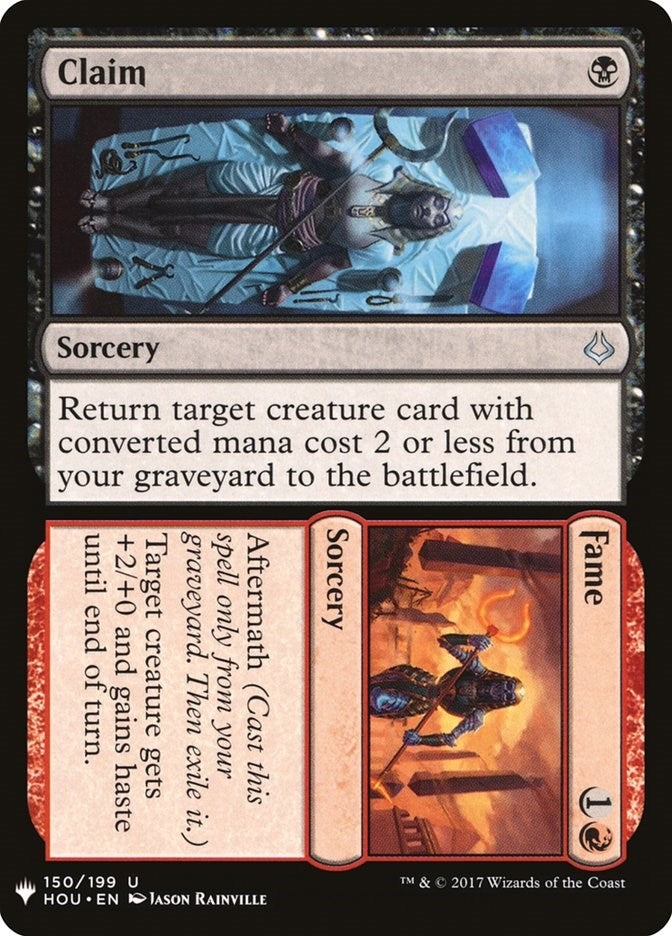 Claim // Fame (150) (The List Reprints)