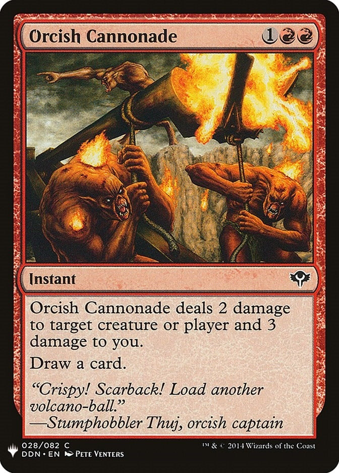 Orcish Cannonade (28) (The List Reprints)