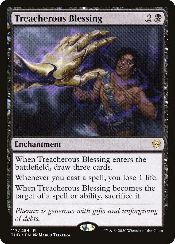Image for Treacherous Blessing (117) - Magic: The Gathering