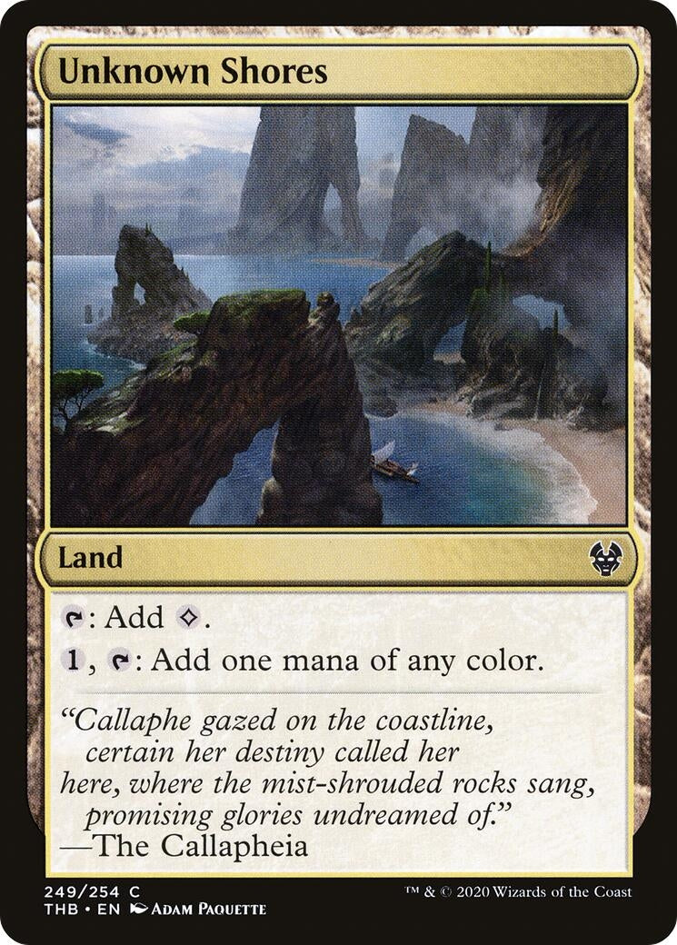 Image for Unknown Shores (249) - Magic: The Gathering