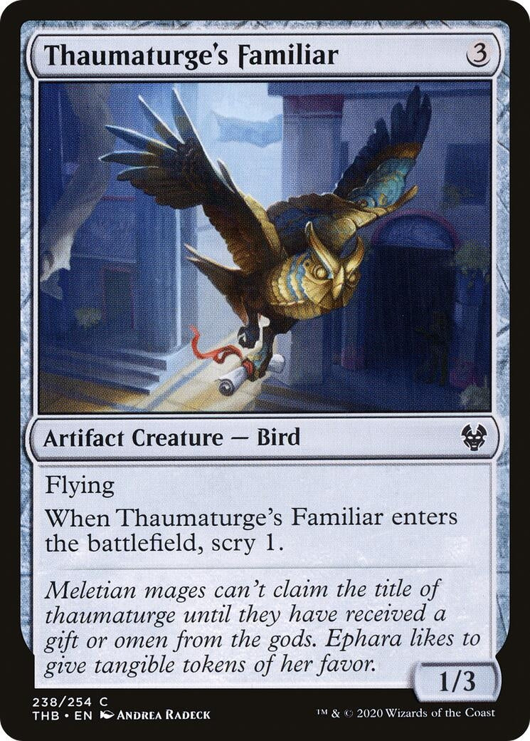 Thaumaturge's Familiar (238) (Theros Beyond Death) (THB)