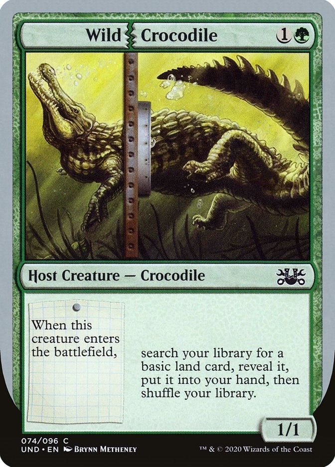 Image for Wild Crocodile (74) - Magic: The Gathering