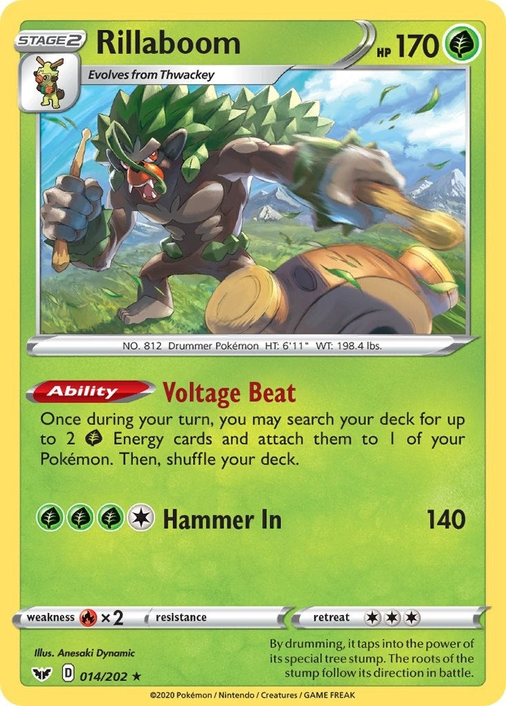 Image for Rillaboom (014/202) (Deck Exclusives) - Pokemon
