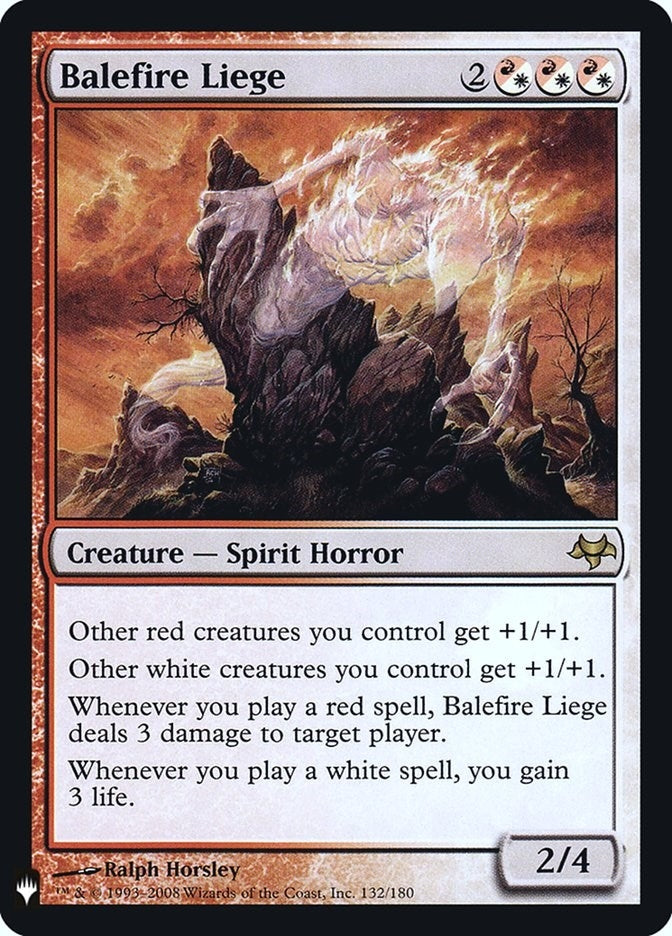 Balefire Liege (132) (The List Reprints)