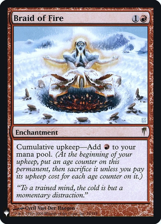 Braid of Fire (78) (The List Reprints)