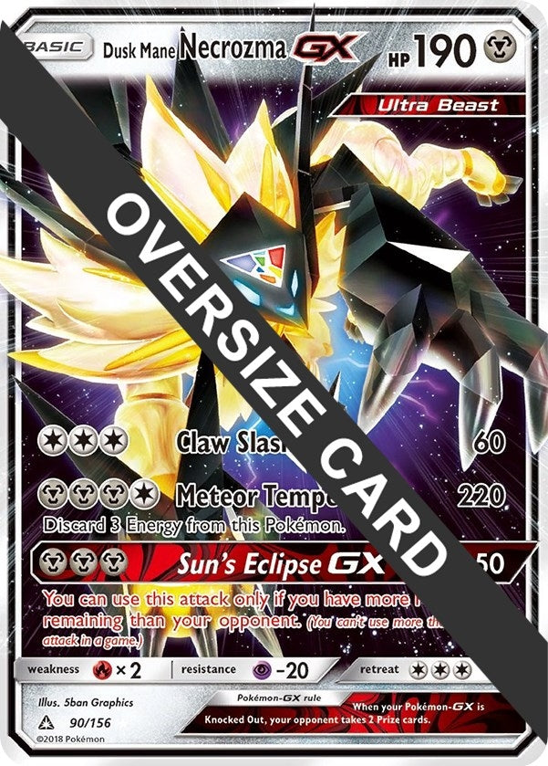 Image for Dusk Mane Necrozma GX (090/156) (Jumbo Cards) - Pokemon