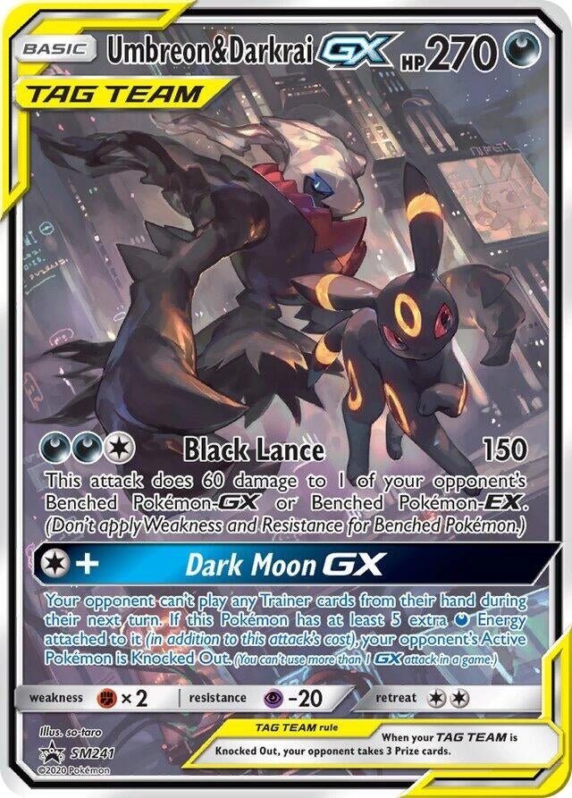 Image for Umbreon & Darkrai GX - SM241 (SM241) (Jumbo Cards) - Pokemon