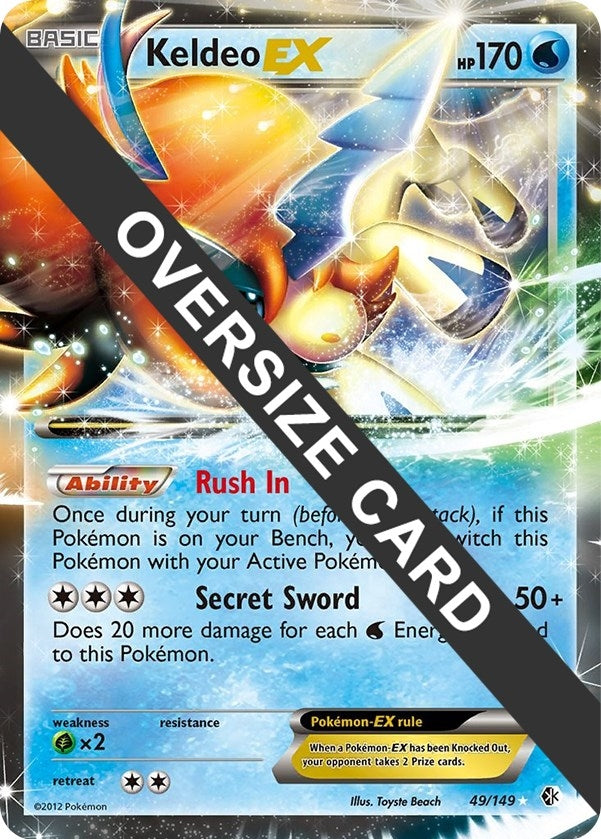 Image for Keldeo EX (049/099) (Jumbo Cards) - Pokemon