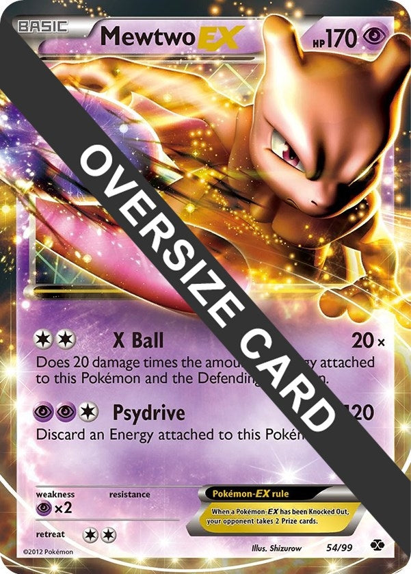 Image for Mewtwo EX (054/099) (Jumbo Cards) - Pokemon