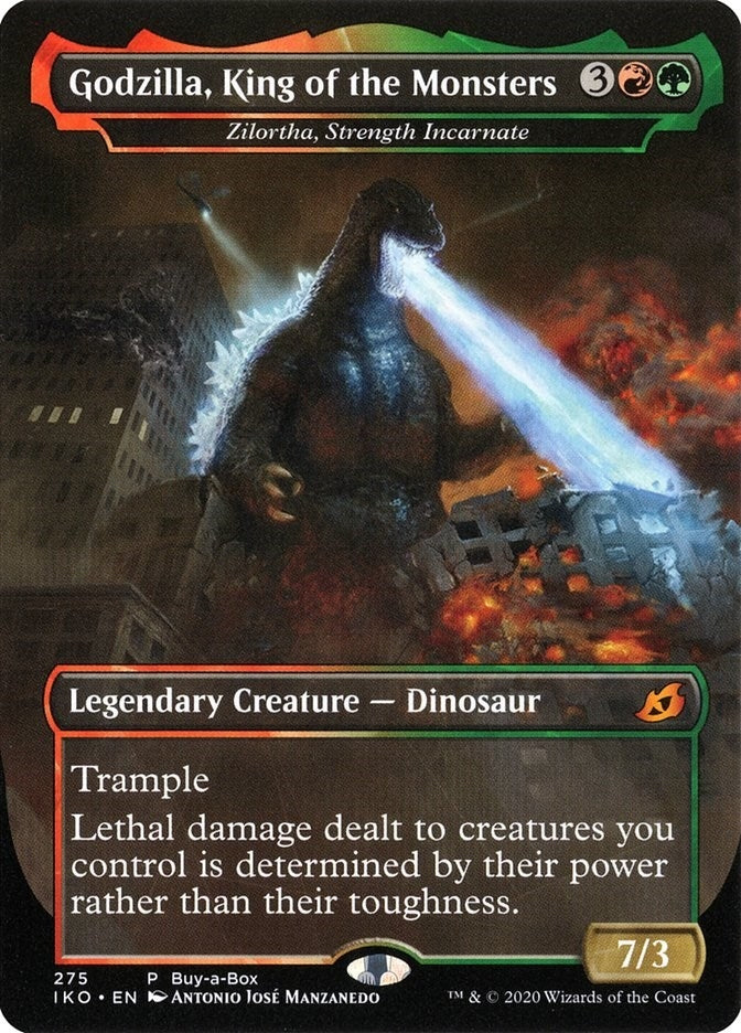 Godzilla, King of the Monsters - Zilortha, Strength Incarnate (275) (Buy-A-Box Promos)