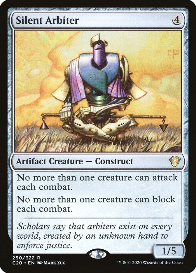 Image for Silent Arbiter (250) (Commander 2020) - Magic: The Gathering