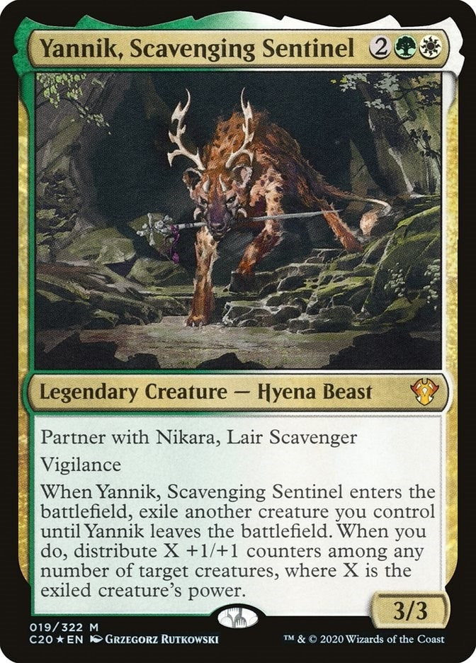 Yannik, Scavenging Sentinel (19) (Commander 2020)