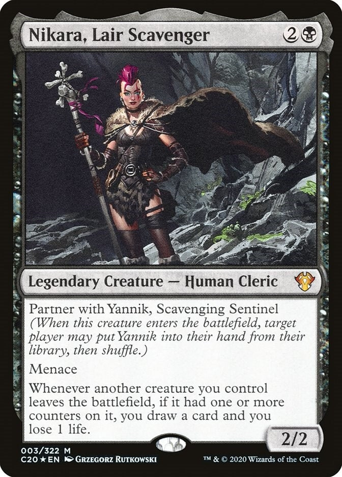 Nikara, Lair Scavenger (3) (Commander 2020)