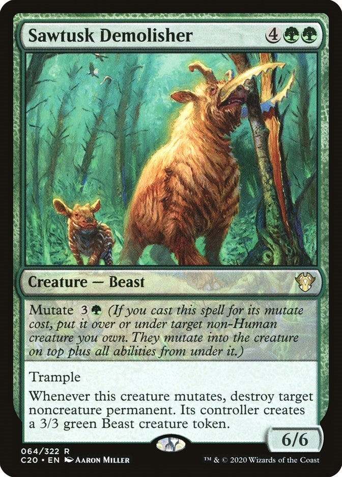 Sawtusk Demolisher (64) (Commander 2020)