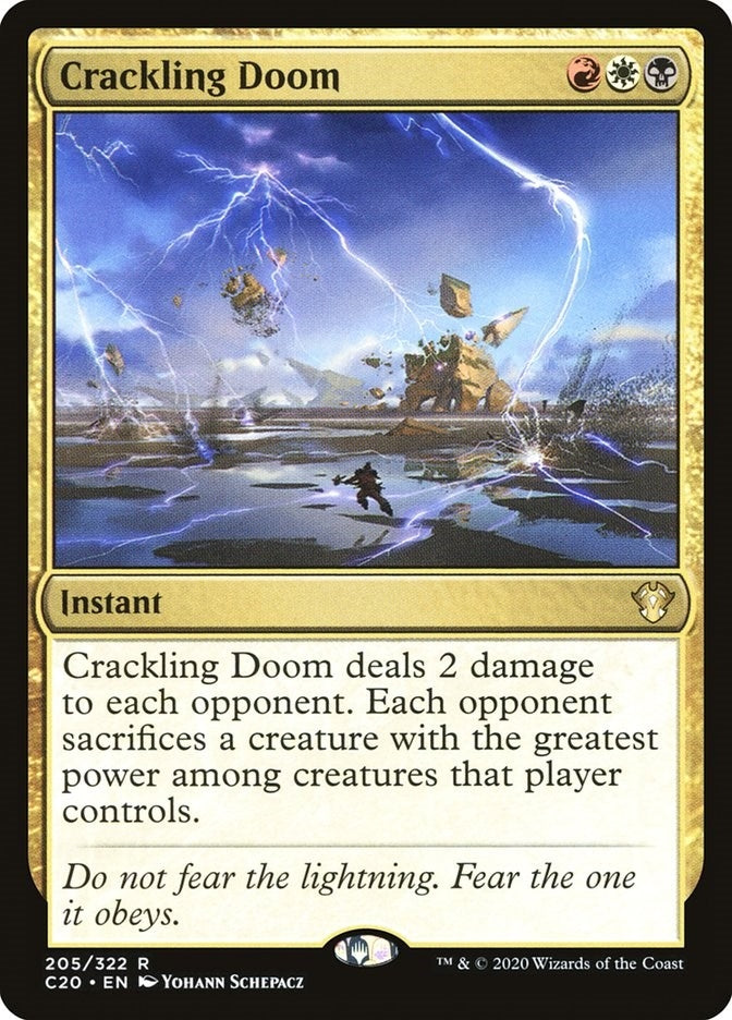 Crackling Doom (205) (Commander 2020)