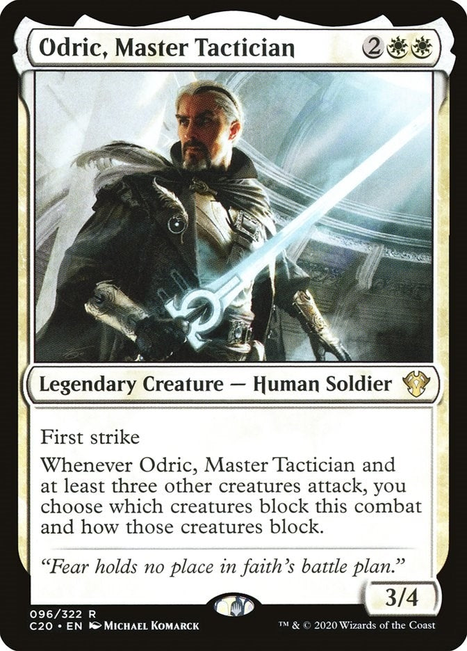 Odric, Master Tactician (96) (Commander 2020)