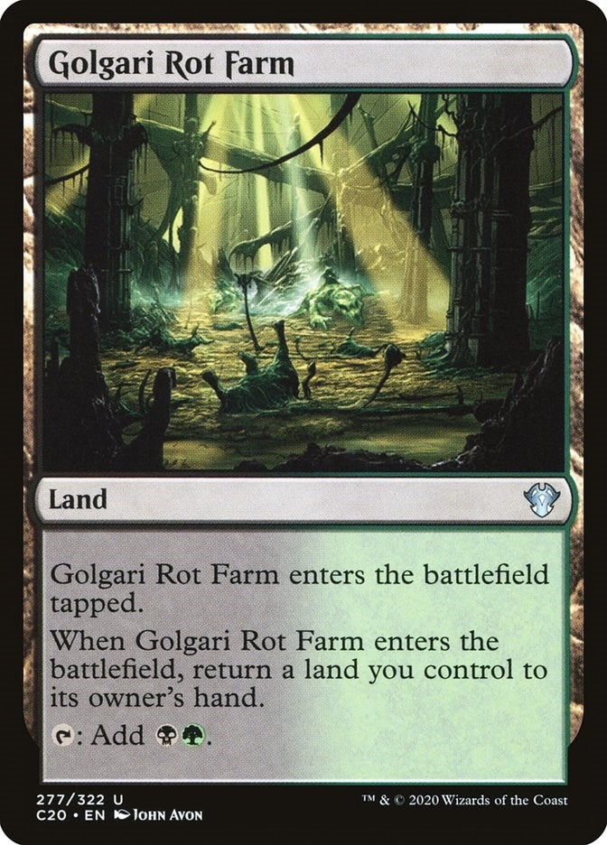 Golgari Rot Farm (277) (Commander 2020)