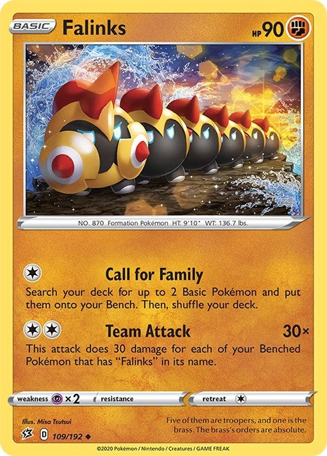 Image for Falinks (109/192) (SWSH02: Rebel Clash) - Pokemon