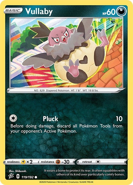 Image for Vullaby (119/192) (SWSH02: Rebel Clash) - Pokemon