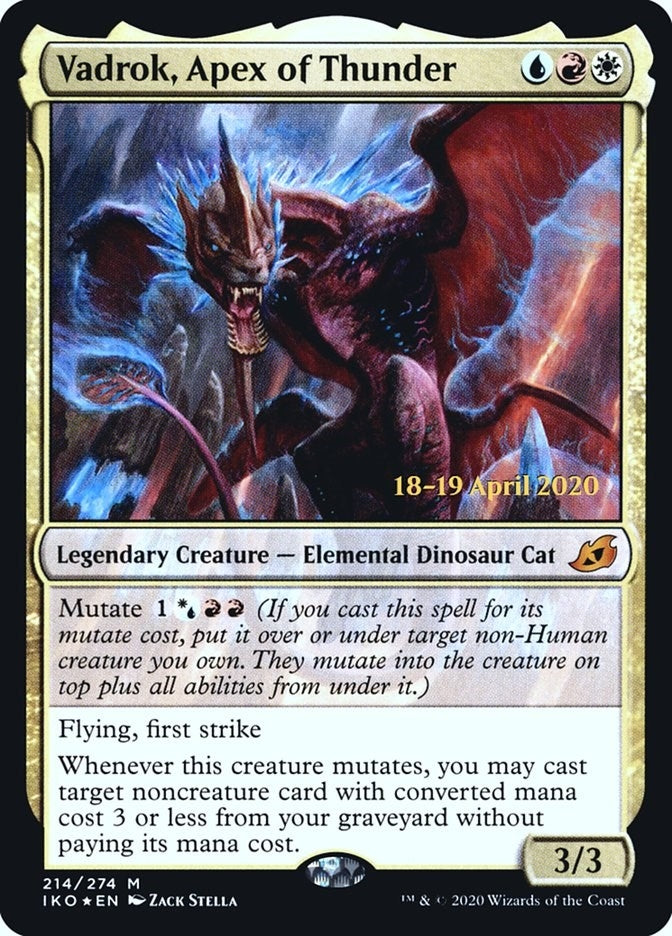 Image for Vadrok, Apex of Thunder (214) - Magic: The Gathering