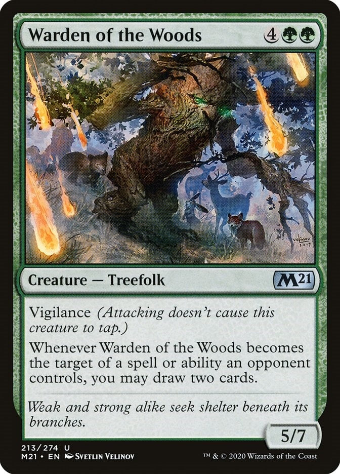 Image for Warden of the Woods (213) - Magic: The Gathering