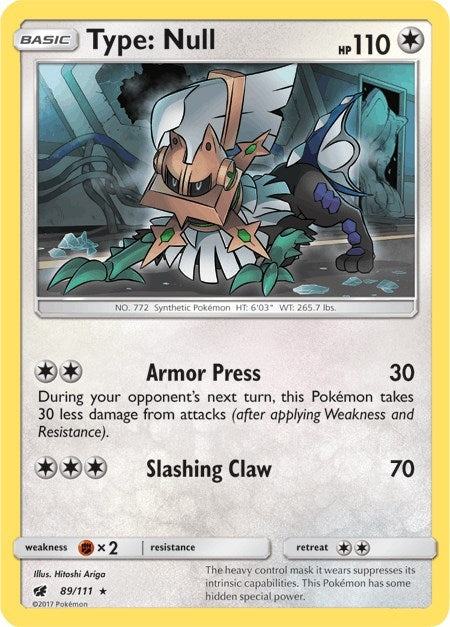 Image for Type: Null - 89/111 (SM Crimson Invasion) (089/111) (Deck Exclusives) - Pokemon