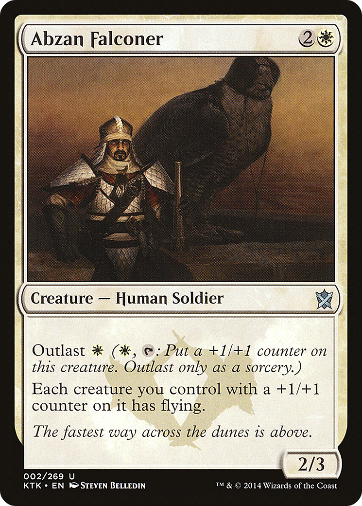 Abzan Falconer (2) (Khans of Tarkir)